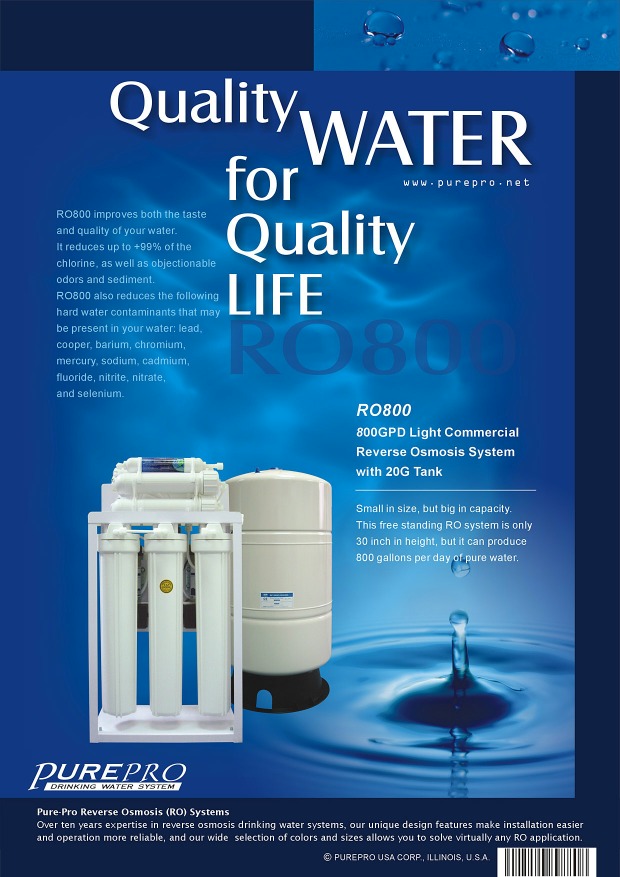 PurePro® RO800 Reverse Osmosis Water Filter Systems